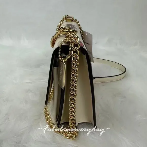 Coach Mini Klare Crossbody Bag with Candy in Leather/Chalk/Chalk CDB09 NWT - Picture 2 of 9